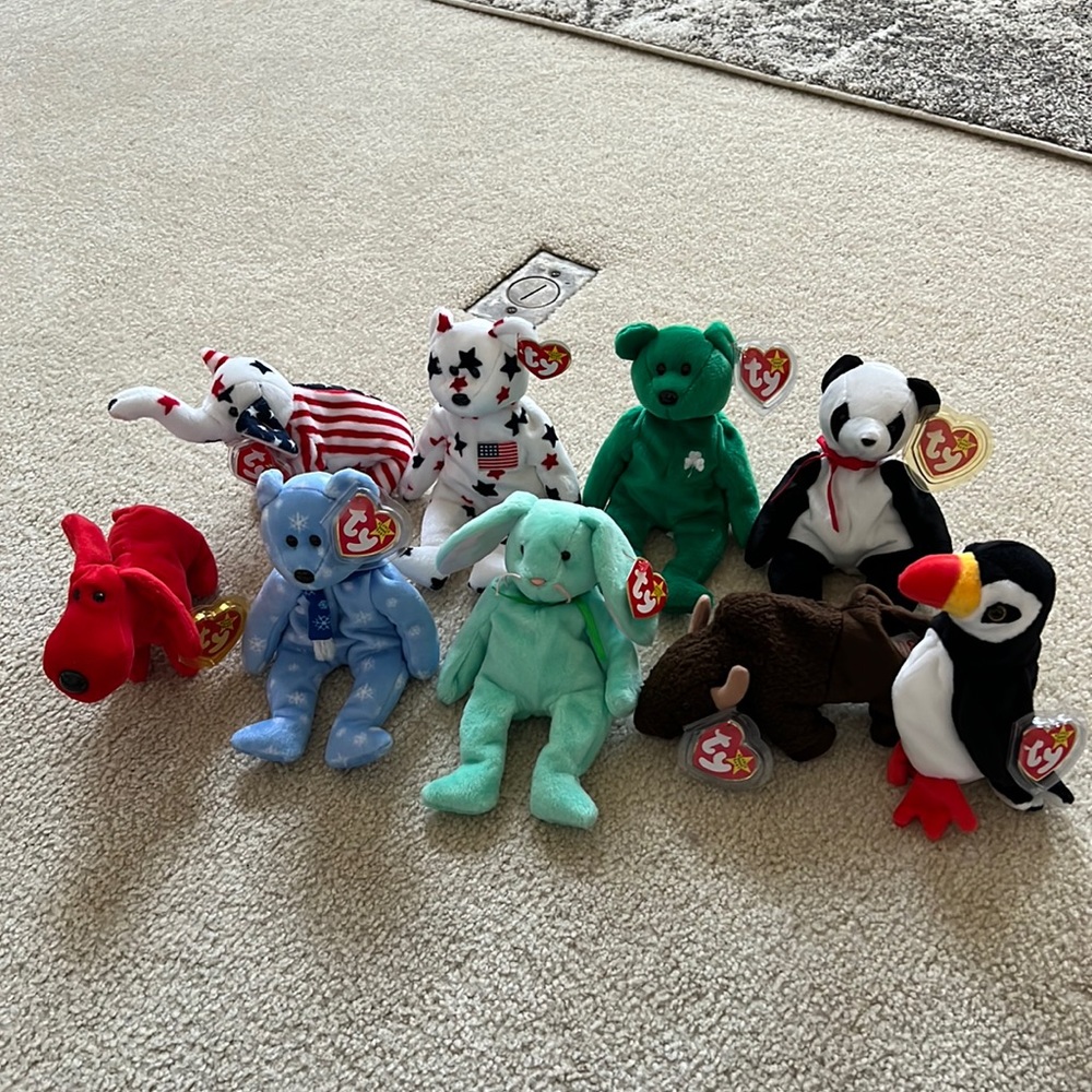Ty Beanie Baby lot of 9!